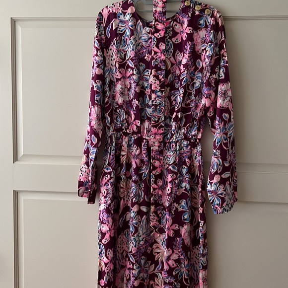 NWT Lilly Pulitzer LEOLYNN MAXI - TROPICAL WITH A TWIST size 12 - Picture 10 of 16